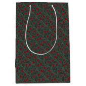 Holly Berries Medium Cadeauzakje (Voorkant)