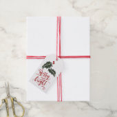 Holly Berries | Merry & Bright Cadeaulabel (Met Touw)