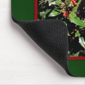 Holly & Berries Mousepad Muismat (Hoek)