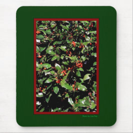 Holly & Berries Mousepad Muismat