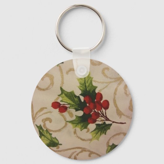 Holly Berries Sleutelhanger (Voorkant)