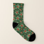 Holly Berries - Sokken voor kerstdesign (Links binnenkant)