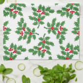 Holly Berries Theedoek (Gevouwen)