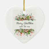 Holly Berries Vakantie Ornament (Achterkant)