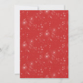 Holly Berries Wreath Green Red Kerstparty Kaart (Achterkant)