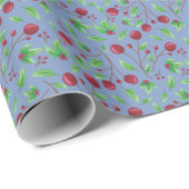 Holly Berry 2026 Cadeaupapier (Rol Hoek)