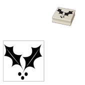 holly berry art stamp rubberstempel (Gestempeld)