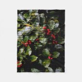 Holly Berry Blanket Fleece Deken (Voorkant)