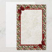 Holly Berry Briefpapier (Voorkant / Achterkant)