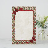 Holly Berry Briefpapier (Staand voorkant)