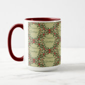 Holly Berry Decorative Season's Greetings Mok (Links)