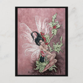 Holly Berry Faery Briefkaart