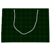 Holly Berry Green Tartan Large Gift Bag Groot Cadeauzakje (Voorkant)
