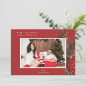 Holly Berry H Foto Holiday of Kerstmis - Rood (Staand voorkant)