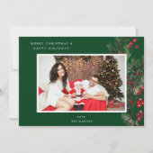 Holly Berry H Foto Vakantie of Kerstmis - Groen (Voorkant)