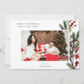 Holly Berry H Photo Holiday of Kerstmis (Voorkant)