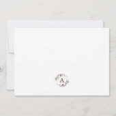 Holly Berry Happiest Holidays Photo Christmas Feestdagenkaart (Achterkant)