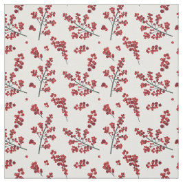 Holly Berry Holiday, Kerstherstellend Patroon Stof