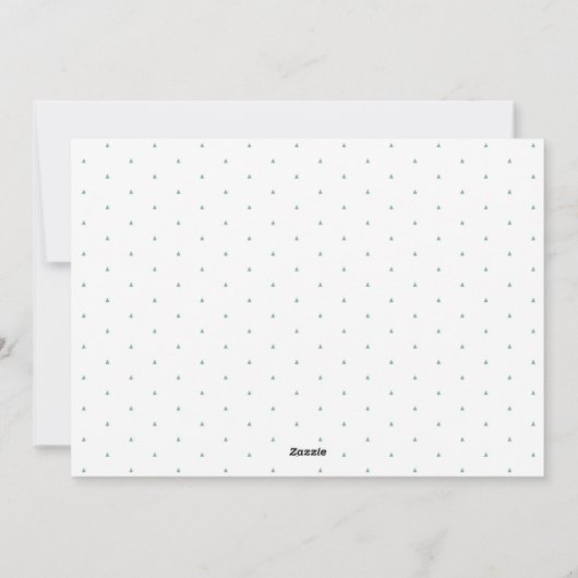 HOLLY BERRY JOY SILVER WREATH CHRISTMAS CORPORATE FEESTDAGENKAART (Achterkant)