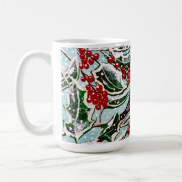 Holly Berry Junco Cup Koffiemok
