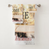 Holly Berry, Kandle, Kerstmis Bad Handdoek (Insitu)