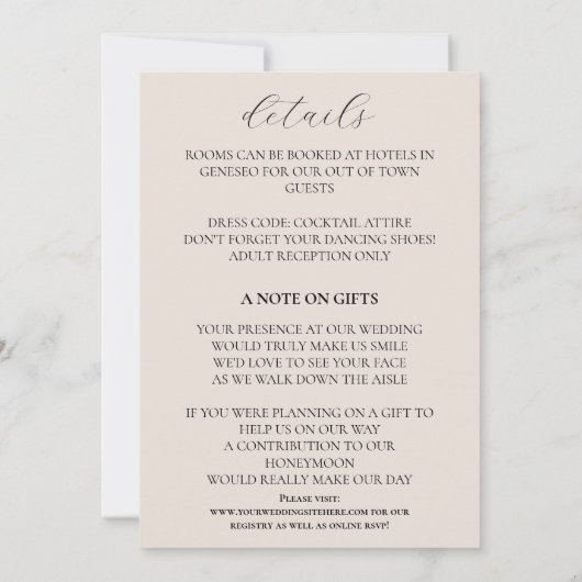 Holly Berry Kerst Ornament Bruiloft Uitnodiging (Achterkant)