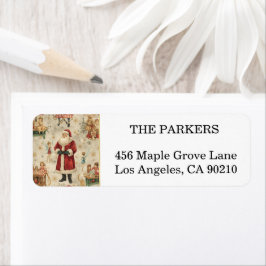 Holly Berry kerstfeestay Return Label