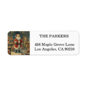 Holly Berry kerstfeestay Return Label (Voorkant)