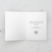 Holly Berry Kerstmis Tree Corporate Greeting Feestdagen Kaart (Binnen)