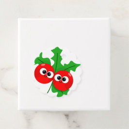 Holly Berry Kids Kerstcadeautag – Aan/Van Bedankjes Labels