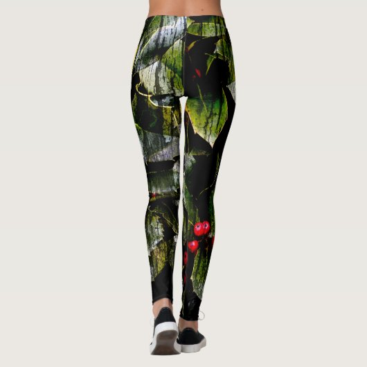 Holly Berry Leggings (Achterkant)