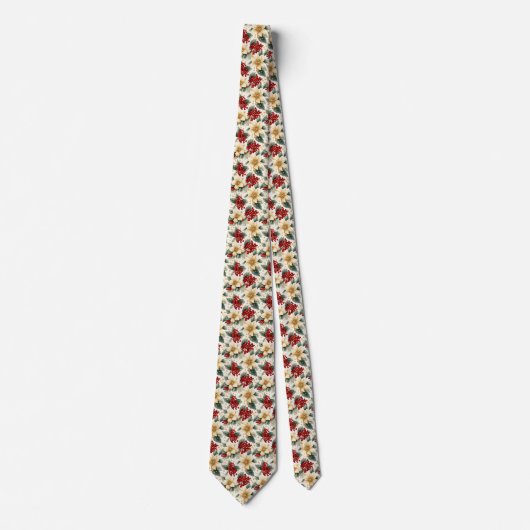 Holly Berry Necktie Stropdas (Voorkant)