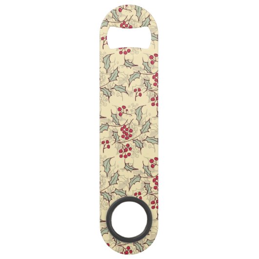 Holly berry-ontwerp speed flessenopener (Achterkant)