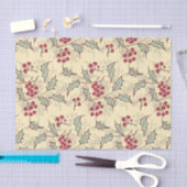 Holly berry-ontwerp tissuepapier (Craft)
