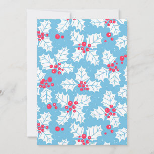 Holly berry op blauw