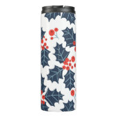Holly berry op wit thermosbeker (Achterkant)