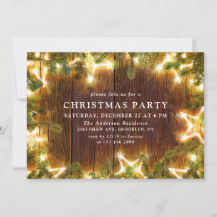 Holly Berry Pine Cones Branch Kerstparty Kaart