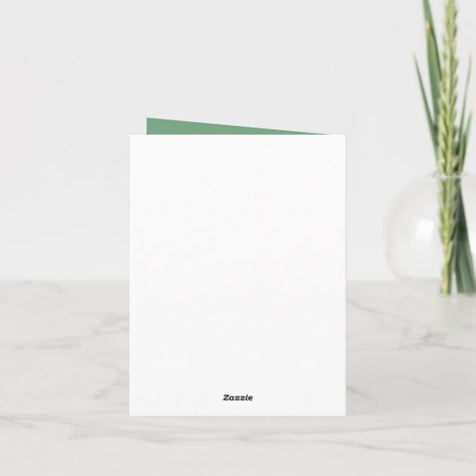 Holly Berry Pine Kerstmis Fotolijst Feestdagen Kaart (Achterkant)