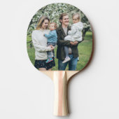 Holly Berry Pine Wreath Merry Alles foto Tafeltennisbatje (Achterkant)