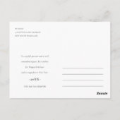 Holly Berry Pine Zeer prettig kerstfoto Lijst Briefkaart (Achterkant)