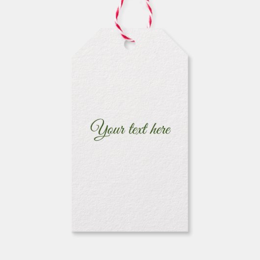 Holly berry prettige feestdagen kerst cadeaulabel (Achterkant)