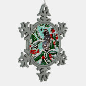 Holly Berry Quail Ornament (Links)