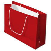 Holly Berry Red Large Cadeautasje (Voorkant Gekanteld)