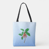 Holly Berry Tote Bag (Achterkant)