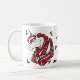 Holly Berry Unicorn Koffiemok