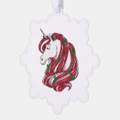 Holly Berry Unicorn Ornament Kaart (Links)