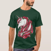 Holly Berry Unicorn T-shirt (Voorkant)