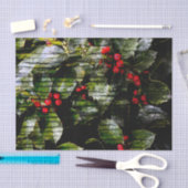 Holly Berry verticaal tissuepapier (Craft)