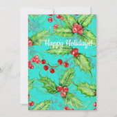 Holly berry waterverf (Voorkant)