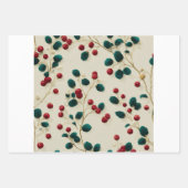Holly Berry Wrapping Paper (Voorkant 3)